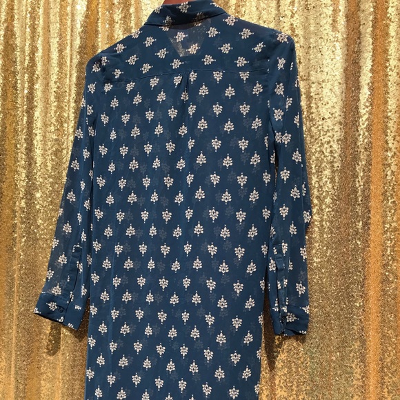 Bongo sheer tunic hi-lo knee-length size M - Picture 9 of 12